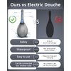 Enema Douche Anti Back-Flow, Amal Douche Connected to Shower Hole,Enema Bulb with 7 Spouts, Reusable Enima Vaginal Cleaner kit for Men Women