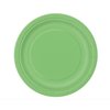 Lime Green Round Paper Dinner Plates - 9" (Pack of 8) - Vibrant, Eco-Friendly, and Sturdy Design - Perfect for Parties and Events
