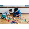 Math for Love 21st Century Pattern Blocks - Set of 132 Colorful Wooden Blocks in Eight Shapes for Creative STEAM Play at Home or School