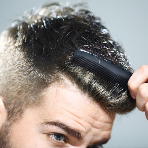 G.B.S (5 Pack) Pocket Comb Black Unbreakable Round Teeth Course Fine Pocket Beard & Mustache Combs for Men's Hair | Sideburns Travel-Friendly Symmetry, Friendly Birthday Gifts