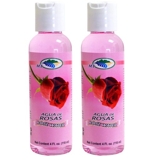 Agua De Rosas 4 Oz Rose Water Facial Toner Pack 2