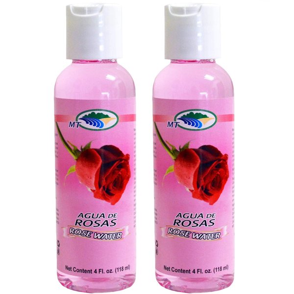 Agua De Rosas 4 Oz Rose Water Facial Toner Pack 2