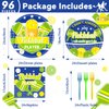 96pcs Pickleball Party Decorations Supplies Pickleball Player Themed Sports Birthday Party Disposable Plates Napkins Set for Baby Shower Brithday Party Decorations Favors Serve 24