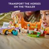 LEGO Friends Horse and Pony Trailer Playset, Building Toy for Kids, Creative Play Gift with Liann and Zoya Characters and 2 Animal Figures, Toy for 4 Year Olds and Up, 42634