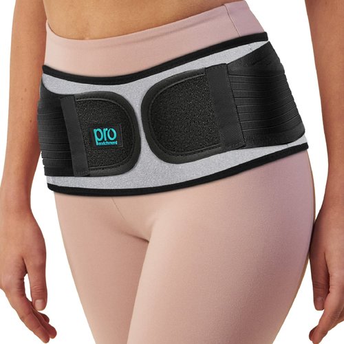 Pro Enrichment Sacroiliac SI Joint Hip Belt - Lower Back Support Brace for Men and Women - Pelvic Support Belt - Trochanter Belt - Sciatica Pelvis Lumbar Hip Pain Relief - FSA HSA Eligible (Regular)