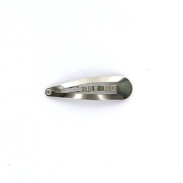 HBC Snap Hair Clips Hair Barrettes - 40mm (1.5 Inch) Tear Drop - 24 Pack