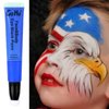 Go Ho Royal Blue Face Paint,Waterproof Cream Blue Body Paint Stick,Blue Face Body Paint for Halloween Cosplay SFX Smurf Mystique Avatar Clown Costume Makeup