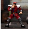 Jada Toys – Street Fighter II M. Bison Action Figure Wave 2 – 1:12 Scale, 6" Tall, Interchangeable Heads, Hands, Purple Fire Accessory