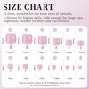 Maigitur Toe Nail Tips - Short French Tip Toenail Press Ons, 120Pcs Pink Soft Gel Toe Nail Tips, Soak Off Press On Toenails Square Fake Toes for Women Girls Manicure