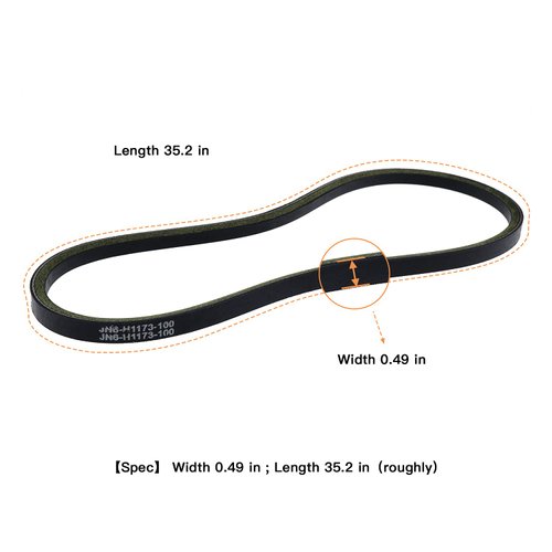 Holdia Generator Belt JN6-H1173-00 Compatible with Yamaha G16, G20, G21, G23, G27 and G28 Golf Cart