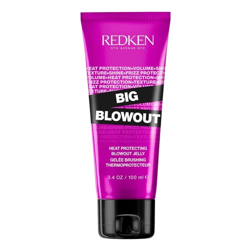 Redken Big Blowout Heat Protection Jelly Serum | Offers Shine and Texture | Frizz Control | Volume for Fine Hair | Blowdry Styling Gel | For All Hair Types