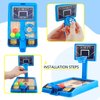 8 Pack Tabletop Basketball Game Mini Basketball Game Desktop Basketball Toys for Kids Toys Girls Party Favors Classroom Prizes, 2 Colors