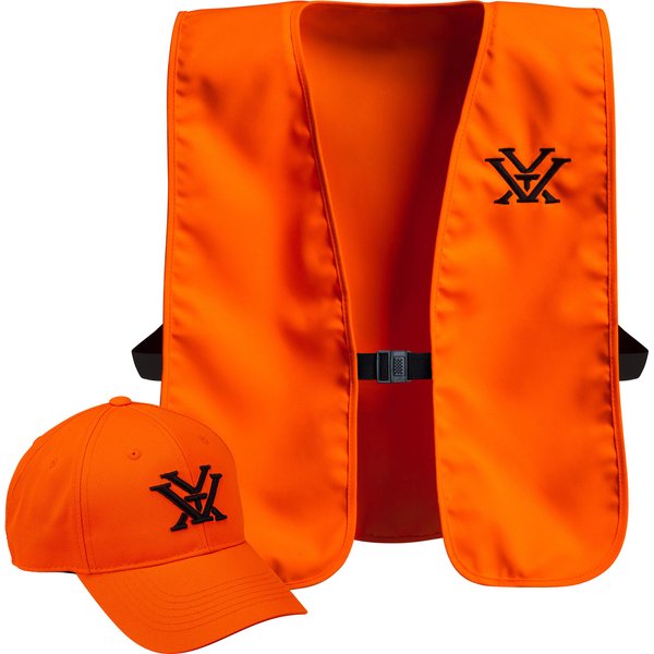 Vortex Optics Blaze Orange Vest & Hunting Hat Combo