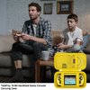 Elonbo Carrying Case Compatible with TaddToy 16 Bit Handheld Game Console for Kids Adults, Classic Retro Video Games Travel Storage Cover Bag, Portable Electronic Game Player Organizer Holder, Yellow