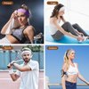 VUKOKU Headbands for Women, 8 PCS Elastic Head Bands for Women's Hair, Premium Workout Headbands for Women Non Slip, Fashion Stretchy Soft Cotton Cloth Fabric Sports Sweat Band for Yoga Running