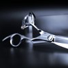 AOLANDUO Barber Scissor (6 Inch)-EXTREMELY SHARP-Offset Design Carefully Cast with Japanese VG10 Stainless Steel Hair Cutting Scissor for Salon Stylists- Smooth Motion Fine Craftsmanship Barber Shears