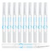 Whiter Image Mini Togo Teeth Whitening Pen 10 Pack, Erases Teeth Stains and Strengthens Enamel, Restorative Serum Gel That Reverses Enamel Damage from Bleaching On The Go for Up to 150 Applications