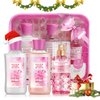 BBlove Bath and Body Gift Set for Women & Girls, Japanese Cherry Blossom, 3PCS Set for - Shower Gel, Body Lotion, Body Mist, Body Care Travel Set for Birthday Christmas New Year Gifts for Her