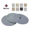 Waies 4 Inch Diamond Polishing Pads Wet Dry with 5/8"-11 Backer Pad 8 Pieces Polish Pad Kit for Drill Grinder Polisher 100 Grit for Granite Tile Marble Concrete Stone Polishing Countertop Quartz …