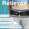 Pro Enrichment Sacroiliac SI Joint Hip Belt - Lower Back Support Brace for Men and Women - Pelvic Support Belt - Trochanter Belt - Sciatica Pelvis Lumbar Hip Pain Relief - FSA HSA Eligible (Regular)