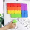 MaxGear Whiteboard Eraser, 48 Pack Magnetic Dry Erase Erasers, Dry Erasers for Whiteboard, White Board Erasers, Dry Erasers Bulk for Classroom, Office, Home (6 Color Set, 2 x 2 x 0.6 Inch)
