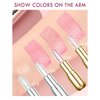 Jelly Color Changing Lipstick, Shimmer Glitter Lip Balm Lip Tinted Gloss, Hydrate & Plump Glimmer Natural Pink Magic Sparkle Glow PH Lipstick, Vegan & Cruelty Free, Christmas Gifts for Women - 02