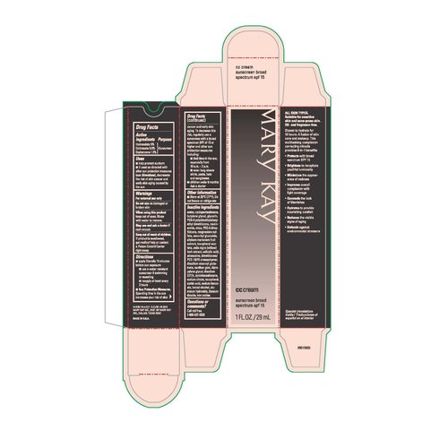 Mary Kay CC Cream: Lightweight Moisturizer & Sunscreen SPF 15 for All Skin Types (1 Fl Oz)