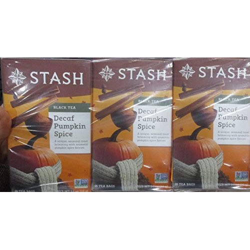 Stash Tea Pumpkin Spice Decaf Tea (3x18 ct)