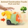 Baby Animal Pull Back and Go Truck Toys, Cars Toys for 1, 2, 3 Year Old Boys, Girls, Birthday Gifts for Toddlers, Preschools, Kids, Colorful 6 Pack