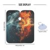 ALAZA Lion in The Fire and Water Barber Cape for Men Women, Waterproof Haircut Apron Beard Shaving Bib Hair Cutting Cloth 55 x 65 Inch