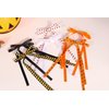 6PCS Halloween Hair Bow Clips With Long Tails Hair Accessories for Women