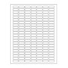 White Rectangular Labels + Bonus Color Labels - Value Pack - White Coding Labels Produce Excellent Results with Standard Laser Printer-Template Included! 1138 Pack