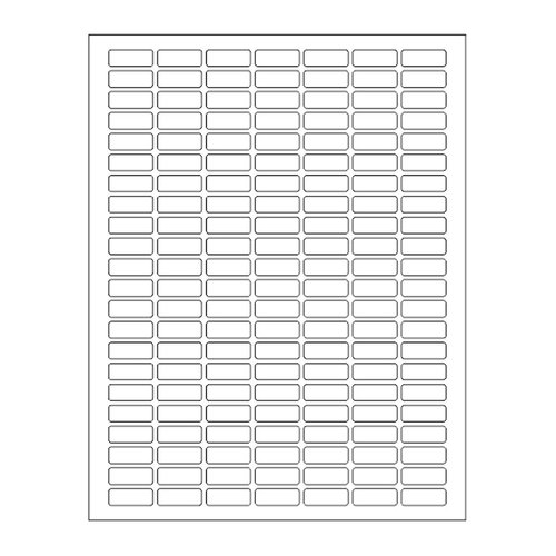 White Rectangular Labels + Bonus Color Labels - Value Pack - White Coding Labels Produce Excellent Results with Standard Laser Printer-Template Included! 1138 Pack