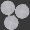 DAJAVE 40 Pack Round Plastic Canvas Mesh Sheets, 6 Inch White Plastic Mesh Sheet, Plastic Canvas and Embroidery Tools for Embroidery Crafting