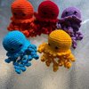 Znet3D Jellyfish Crochet Stuffed Plush Toy - Handmade in The USA - Soft and Adorable. A (Pink)