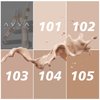 AVVA VISION Liquid Foundation Makeup Natural True Skin Tone Full Coverage Concealer Flawless Complexion Blendable Longwear, 104, 1 fl. oz.