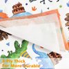 Watercolor Dinosaur Party Plates and Napkins - Dinosaur Party Supplies Bundles for Boys Kids Birthday Disposable Dinner Dessert Cake Luncheon Plates Napkins Tableware Set Serves 16 Guests 48 Pieces
