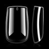 AILLSA Short Square Nail Tips - 504pcs Clear Soft Nail Tips Full Cover Gel Nails Tips Pre-shaped Acrylic for Extensions Easy for Home DIY Nail Salon 12 Sizes