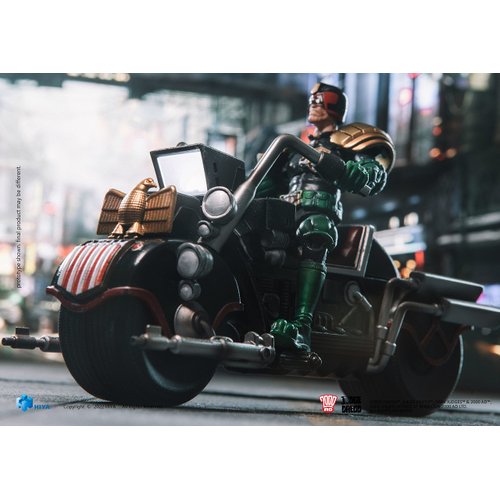 HIYA TOYS Judge Dredd: Dredd and Lawmaster Mk II PX 1:18 Scale Exquisite Mini Action Figure
