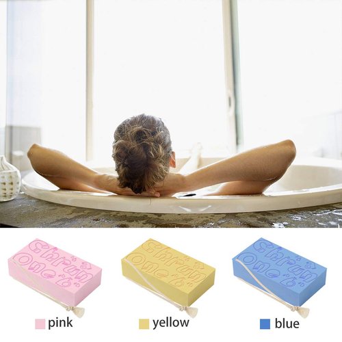 CHRUNONE 3 pcs Exfoliating Bath Sponge, Bath Sponge for Shower, Dead Skin Sponge Remover for Body