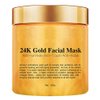 24K Gold Facial Mask, Gold Peel Off Mask, Rejuvenating Collagen Face Mask For Flawless Skin, Reduces Fine Lines & Wrinkles, Clears Acne, Minimizes Pores, Moisturizes & Firms Up Your Skin, 250g