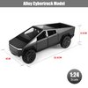Toy Trucks 1/24 Diecast Cars Cybertruck Darkgray Metal Toy Cars Cybertruck Model Lovers Collection