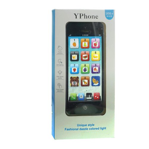 Phone Kids Learning Toy Play Cell Phone with USB Recharable X1
