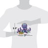 Nuby Floating Octopus Toy with 3 Hoopla Rings - Baby Bath Toy for Boys and Girls - 18+ Months - Purple (Pack of 1)