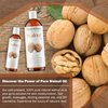 Walnut Oil 4 fl. oz. - Cold Pressed 100% Pure Natural - Skin, Body, Face, and Hair Growth Moisturizer. Great For Creams, Lotions, Lip balm and Soap Making