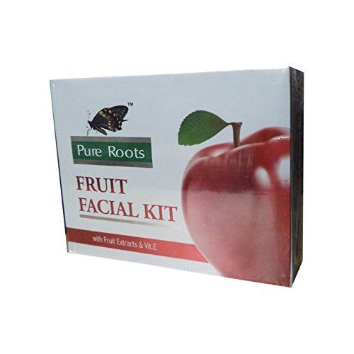 Fruit Facial Kit Natural and Organic Ingredients Suitable for All Skin Types 80 Grams with complimentry Aloe Vera Lotion