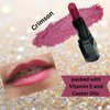 BEAUTIFUL BY KPD Pearl Lipsticks for Women | Sparkling, Moisturizing | Vitamin E, Castor Oil, Candelilla & Carnauba Wax | Paraben & Gluten-Free | 3 Colors (Cranberry Ice 4.25g)