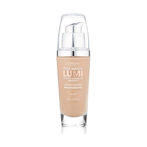 L’Oréal Paris True Match Lumi Healthy Luminous Makeup, N5 True Beige, 1 fl; oz.