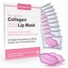 Bukamkom Collagen Lip Masks Bulk(20 Pieces),Lip Mask Overnight Sheet Sleep Lip Care to Reduce Dark Lips and Lip Lines to Remove Dead Skin Moisture,Bulk Lip Masks Individually Wrapped (20)