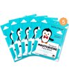 MOND'SUB Animal Spa Beauty Mask, Character Masks Sheet-(Pack of 5) Penguin Nourishing & Moisturizing Effects For All Skin Types- Birthday Party Gift for her, Girls Night, Spa Night, Beauty Gift